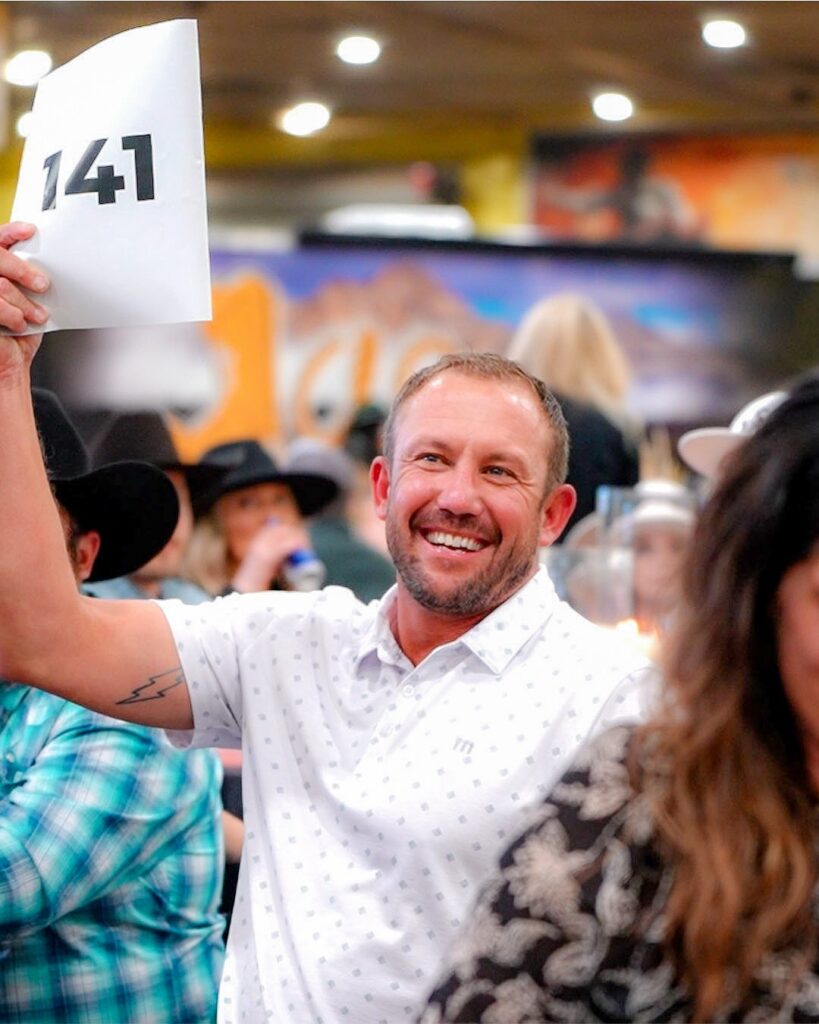 Image of Billy Salts at a Jae Foundation auction