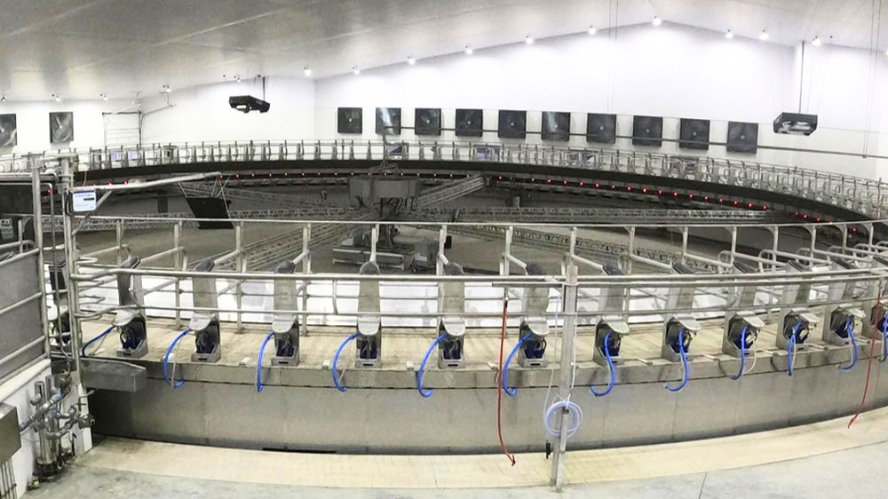 Agricultural electrical installation at a dairy in Idaho