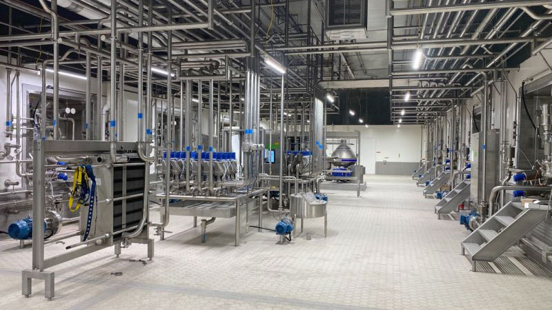 New build electrical installation at an industrial building in Idaho by Magic Valley Electric. Interior view of industrial equipment.