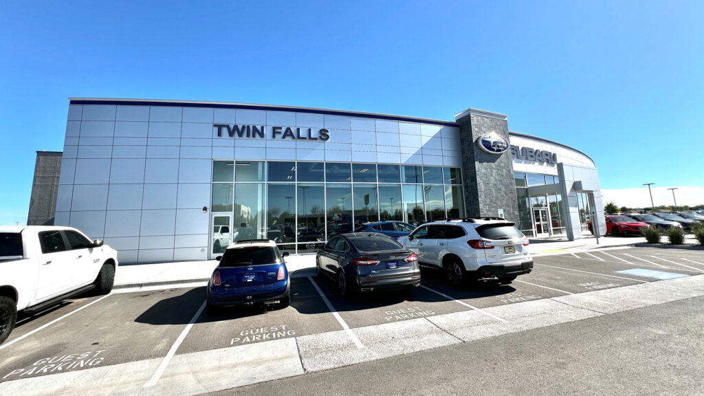 Twin Falls Suburu dealership commercial electrical project